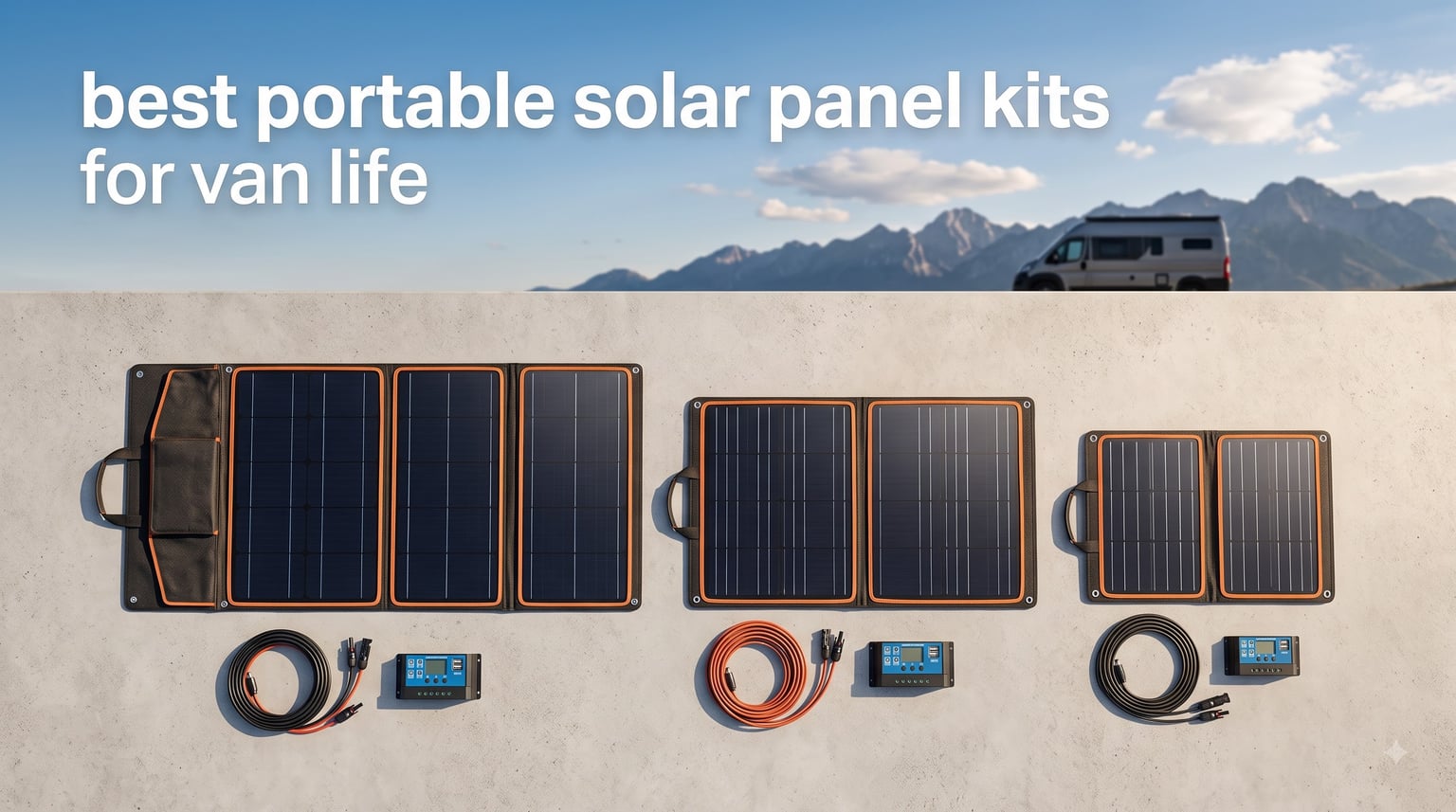 best portable solar panel kits for van life