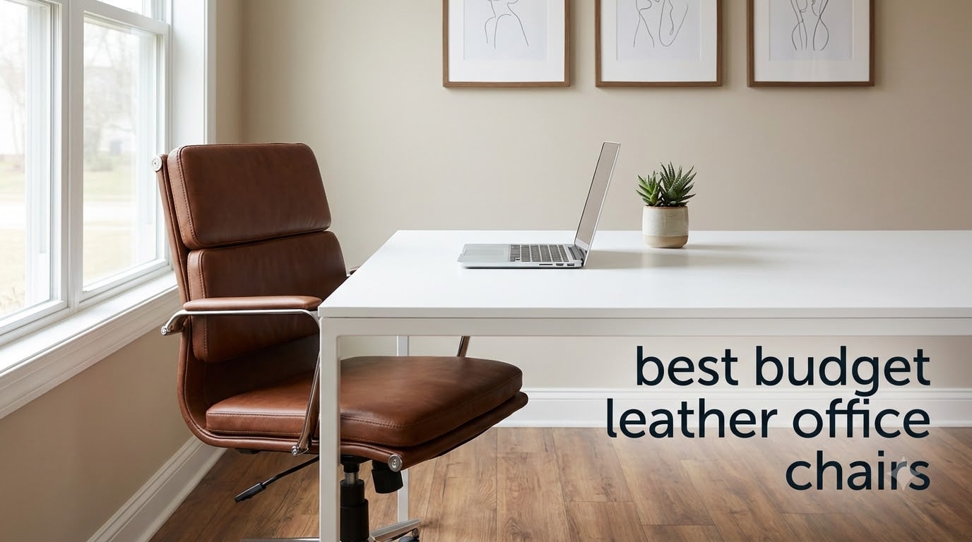 best budget leather office chairs