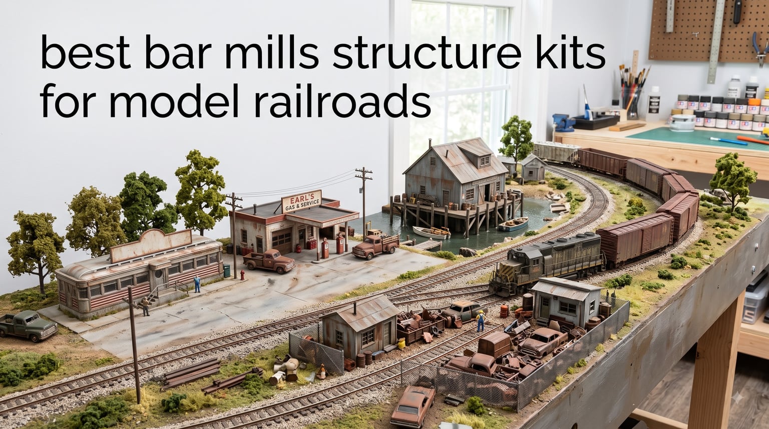 best bar mills structure kits for model railroads