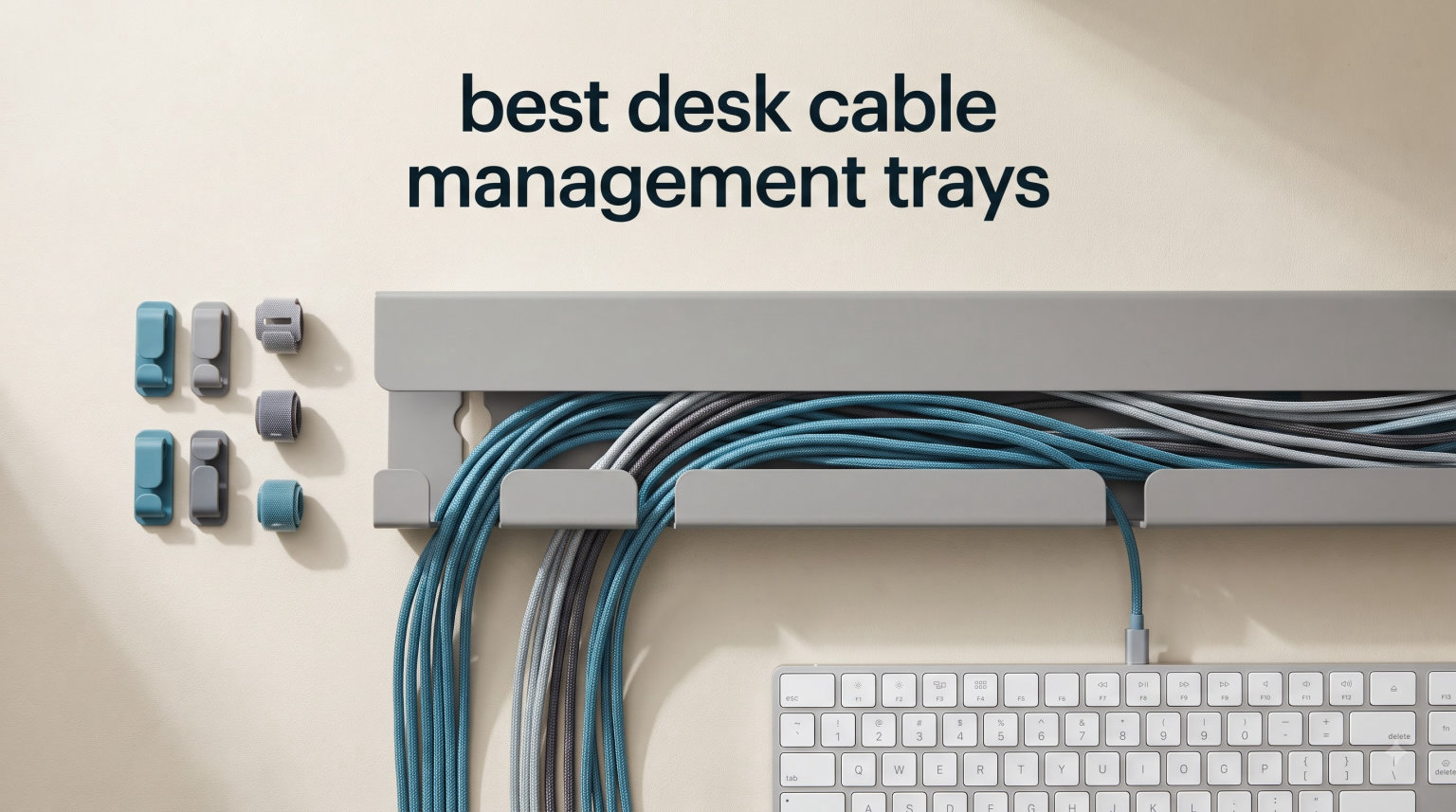 best desk cable management trays
