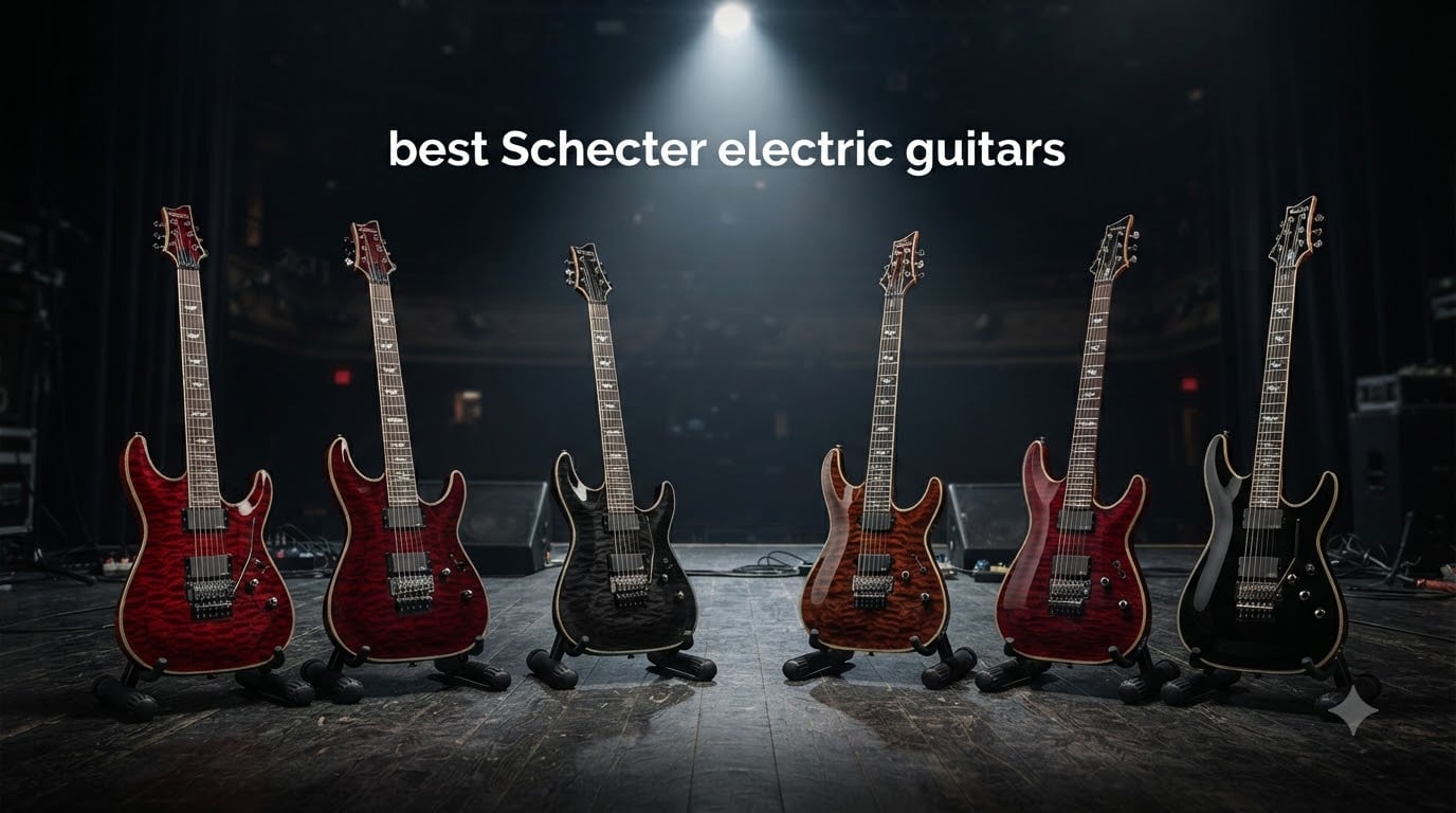 best Schecter electric guitars