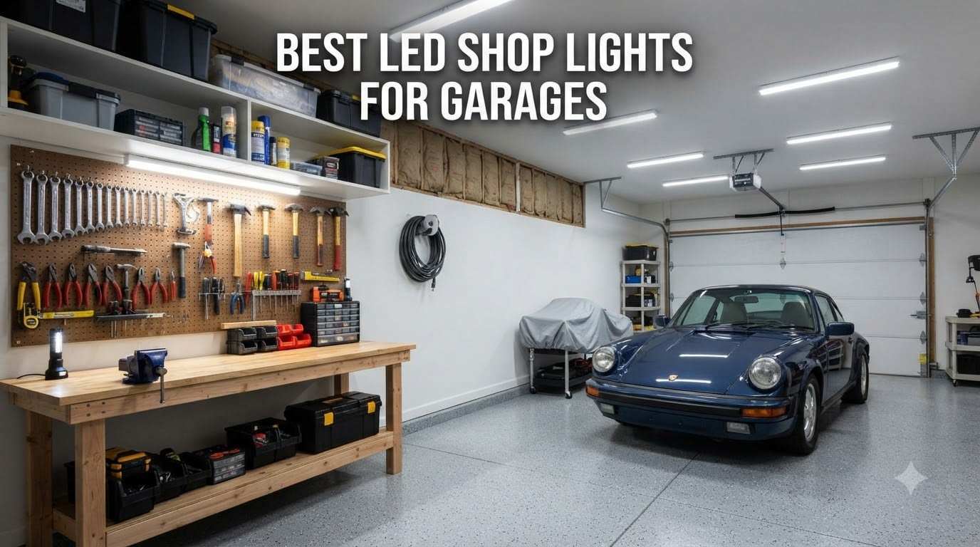 best LED shop lights for garages