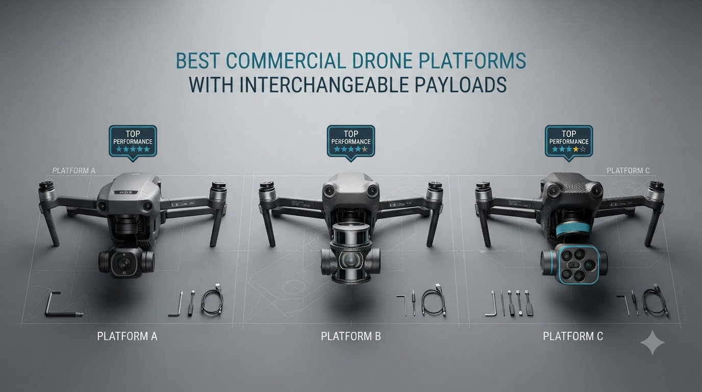 best commercial drones platforms with interchangeable payloads