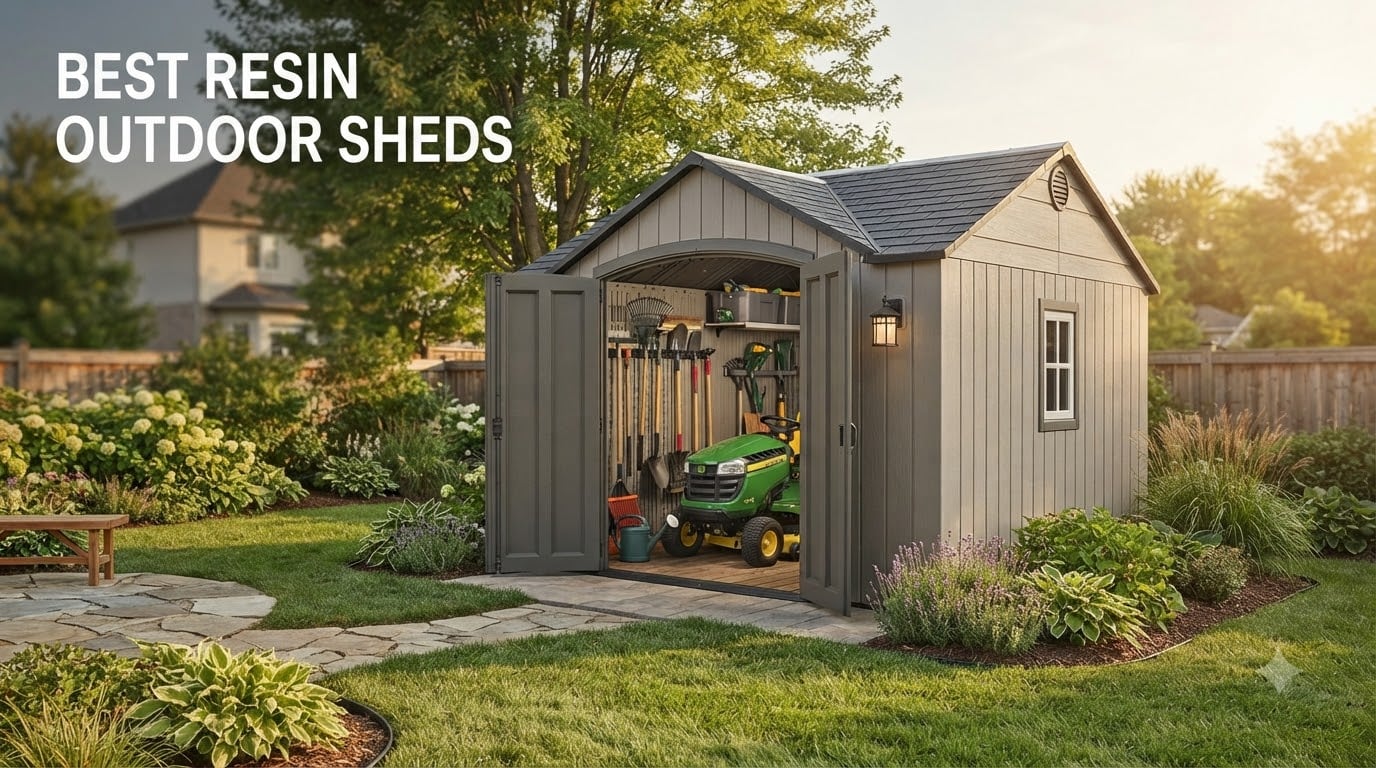 best resin outdoor sheds