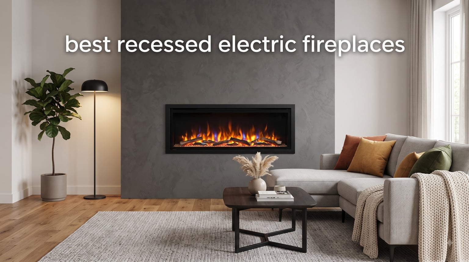 best recessed electric fireplaces