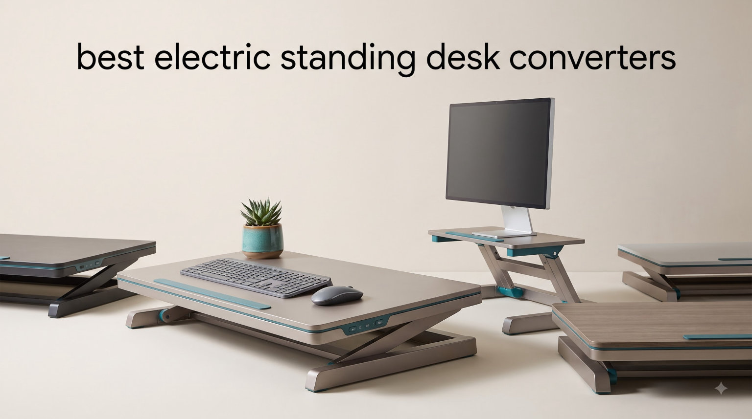 best electric standing desk converters