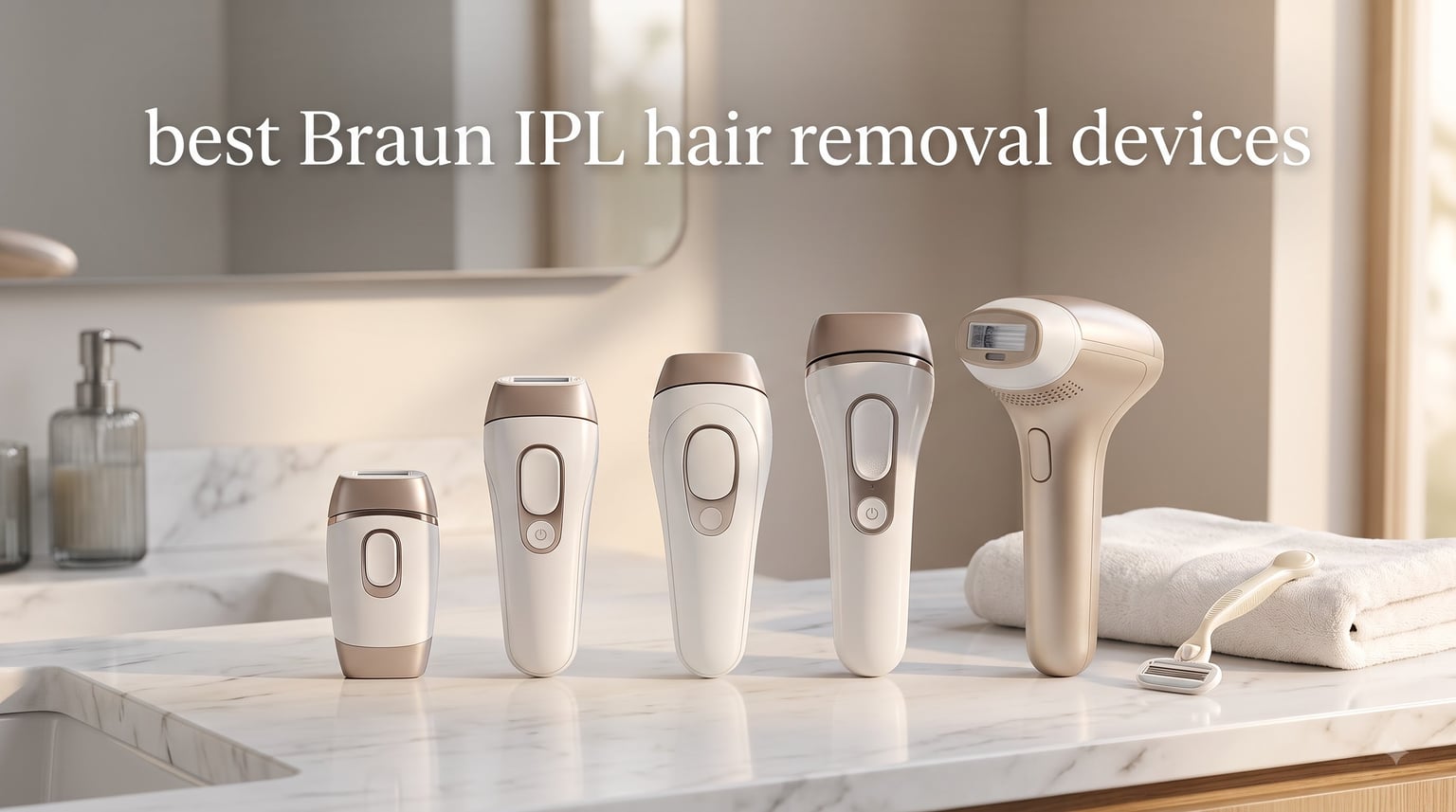 best Braun IPL hair removal devices