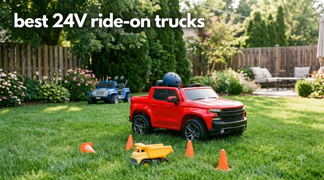 best 24V ride-on trucks