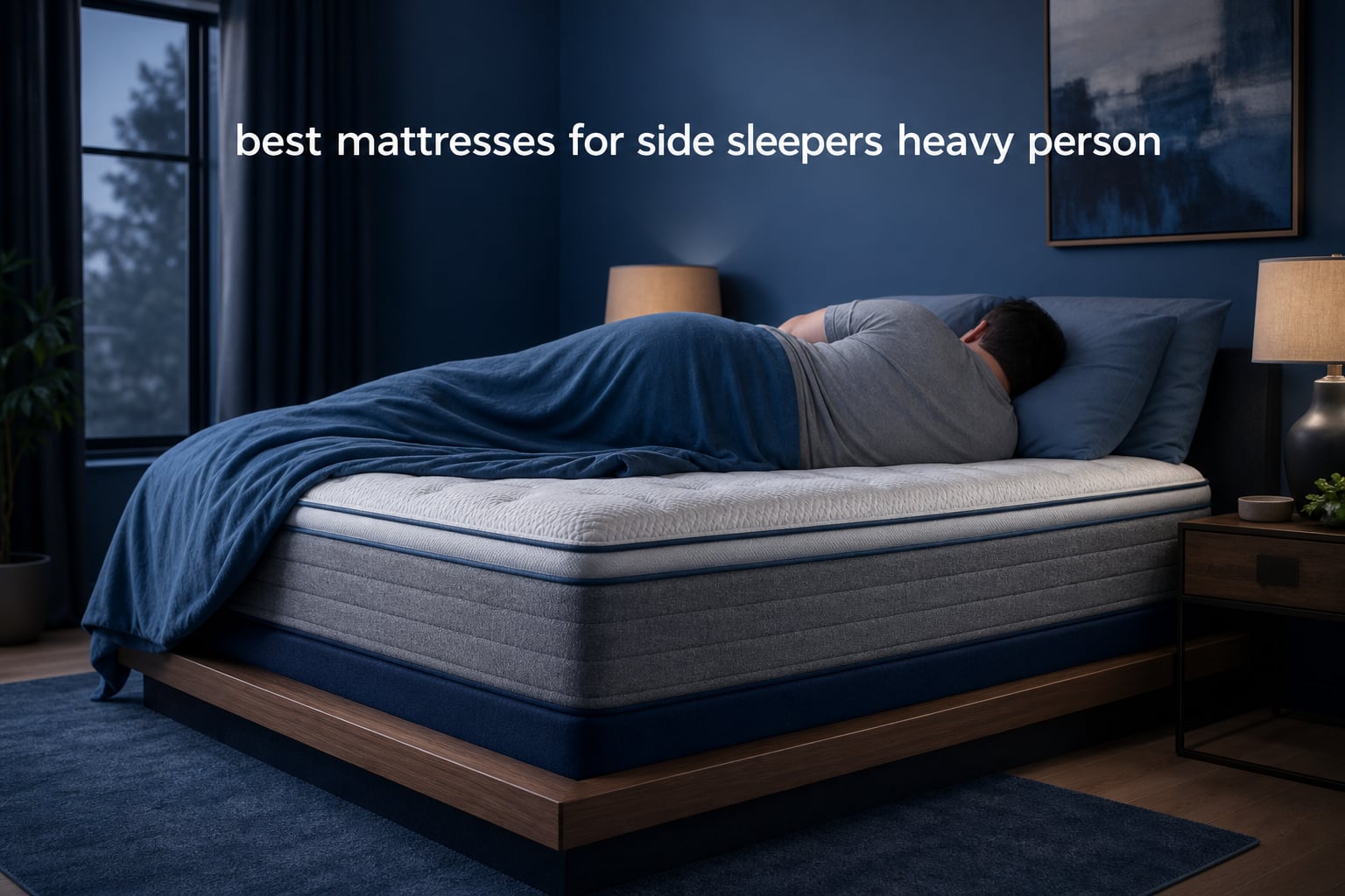 best mattresses for side sleepers heavy person
