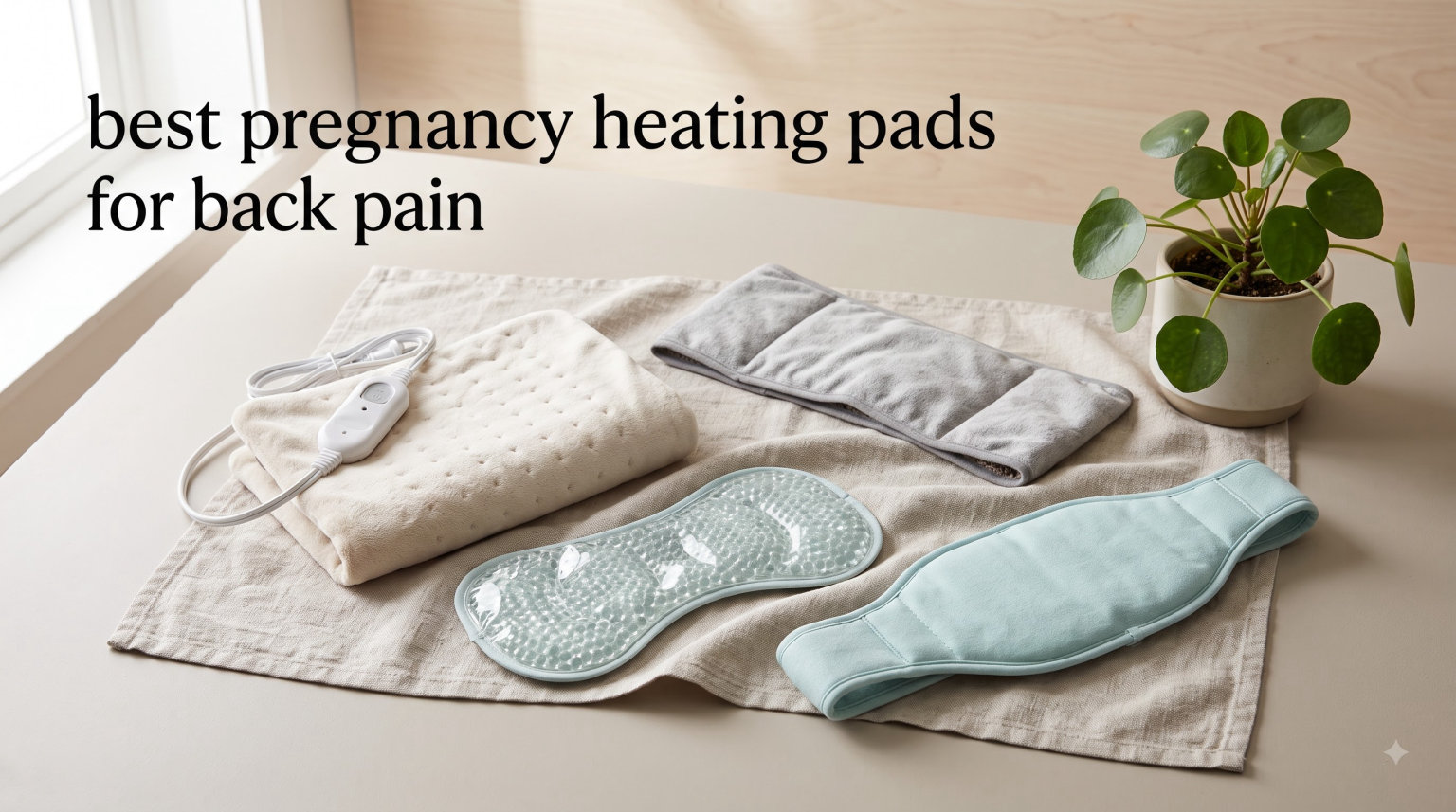 best pregnancy heating pads for back pain