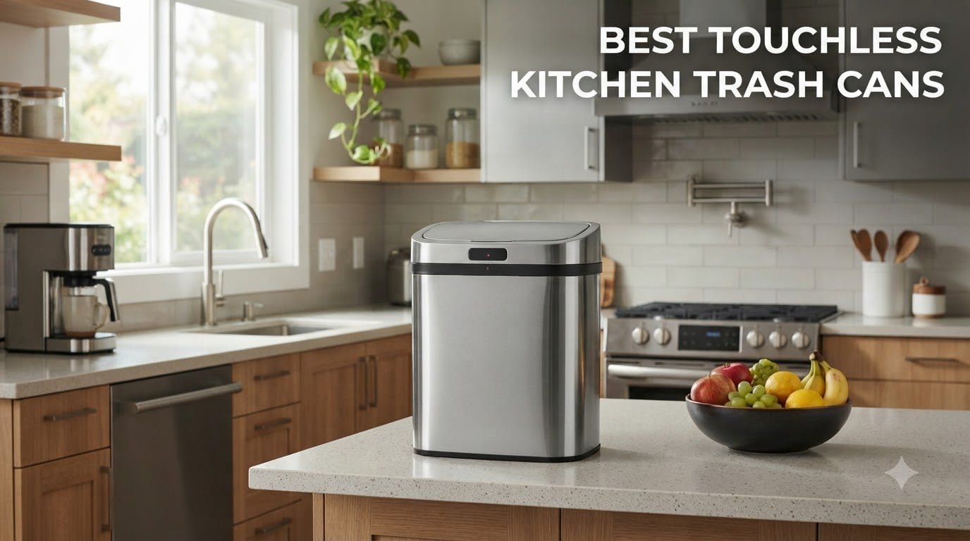 best touchless kitchen trash cans