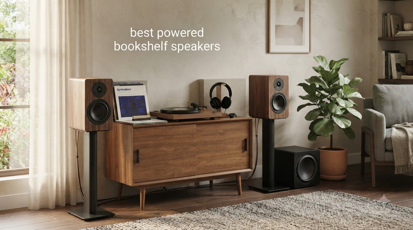 best powered bookshelf speakers