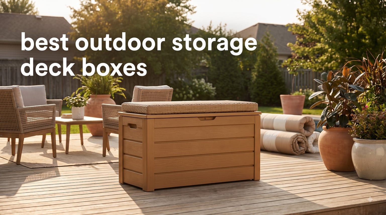 best outdoor storage deck boxes