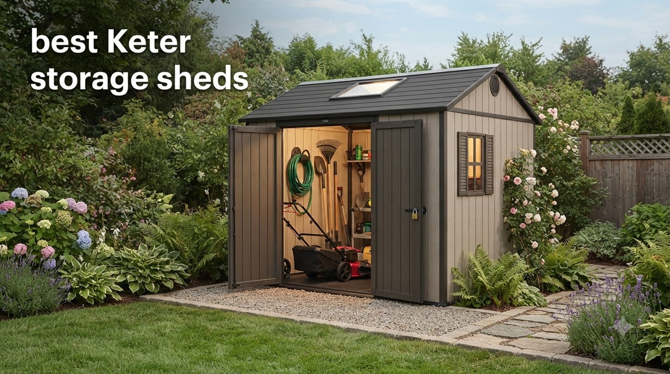 best Keter storage sheds