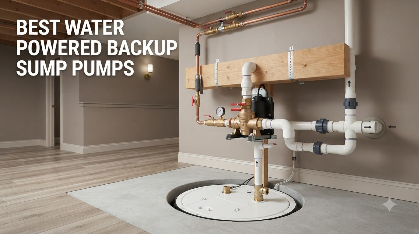 best water powered backup sump pumps
