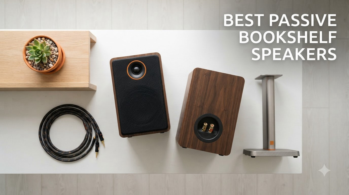 best passive bookshelf speakers