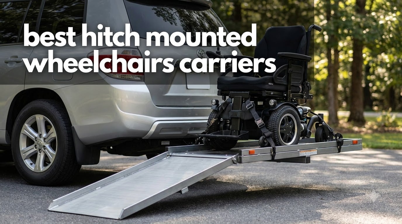 best hitch mounted wheelchairs carriers