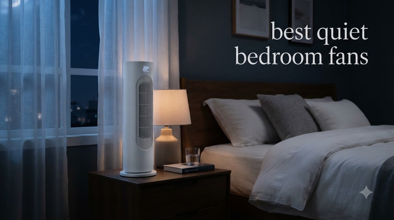 best quiet bedroom fans