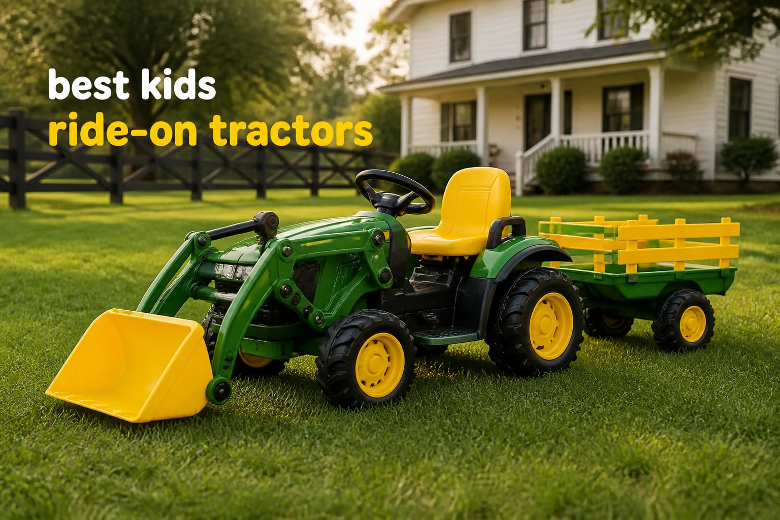best kids ride-on tractors