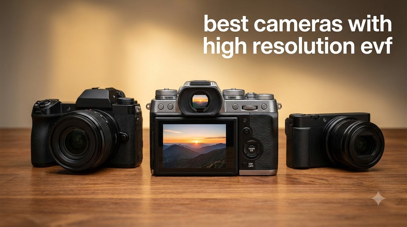 best cameras with high resolution evf