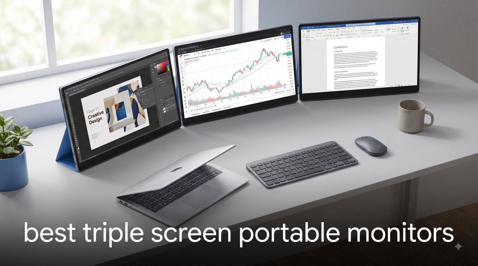 best triple screen portable monitors