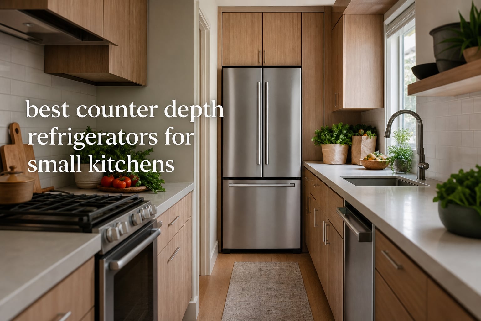 best counter depth refrigerators for small kitchens