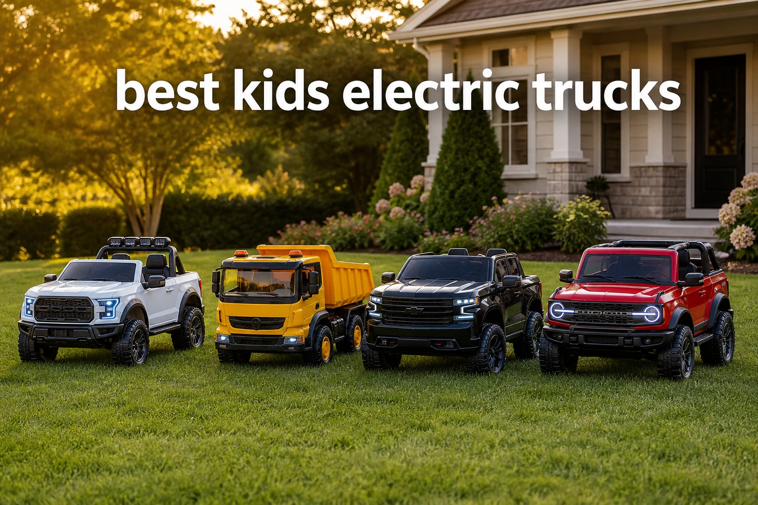 best kids electric trucks