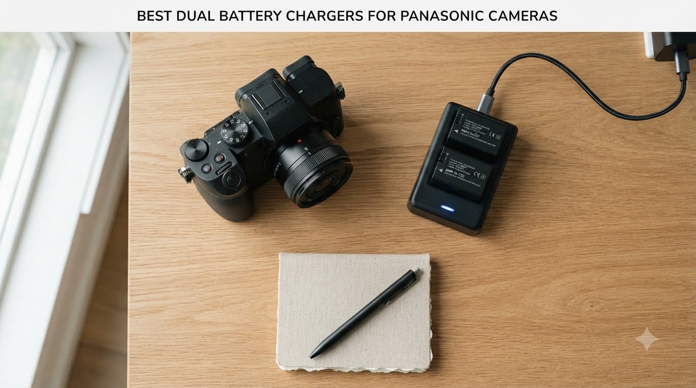 best dual battery chargers for panasonic cameras