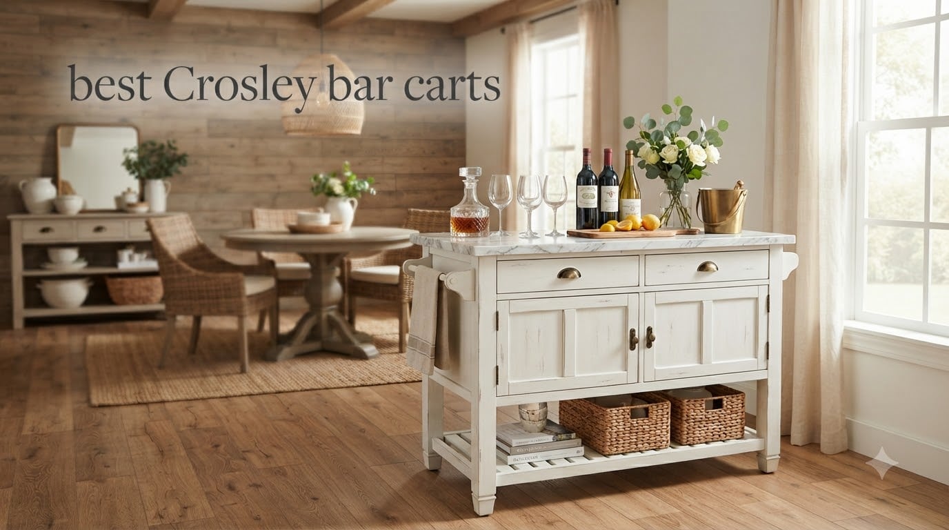 best Crosley bar carts