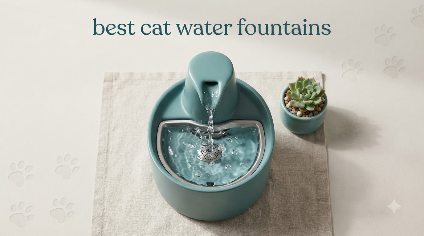 best cat water fountains