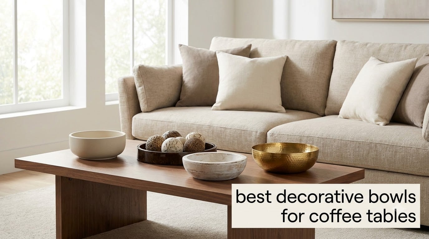 best decorative bowls for coffee tables