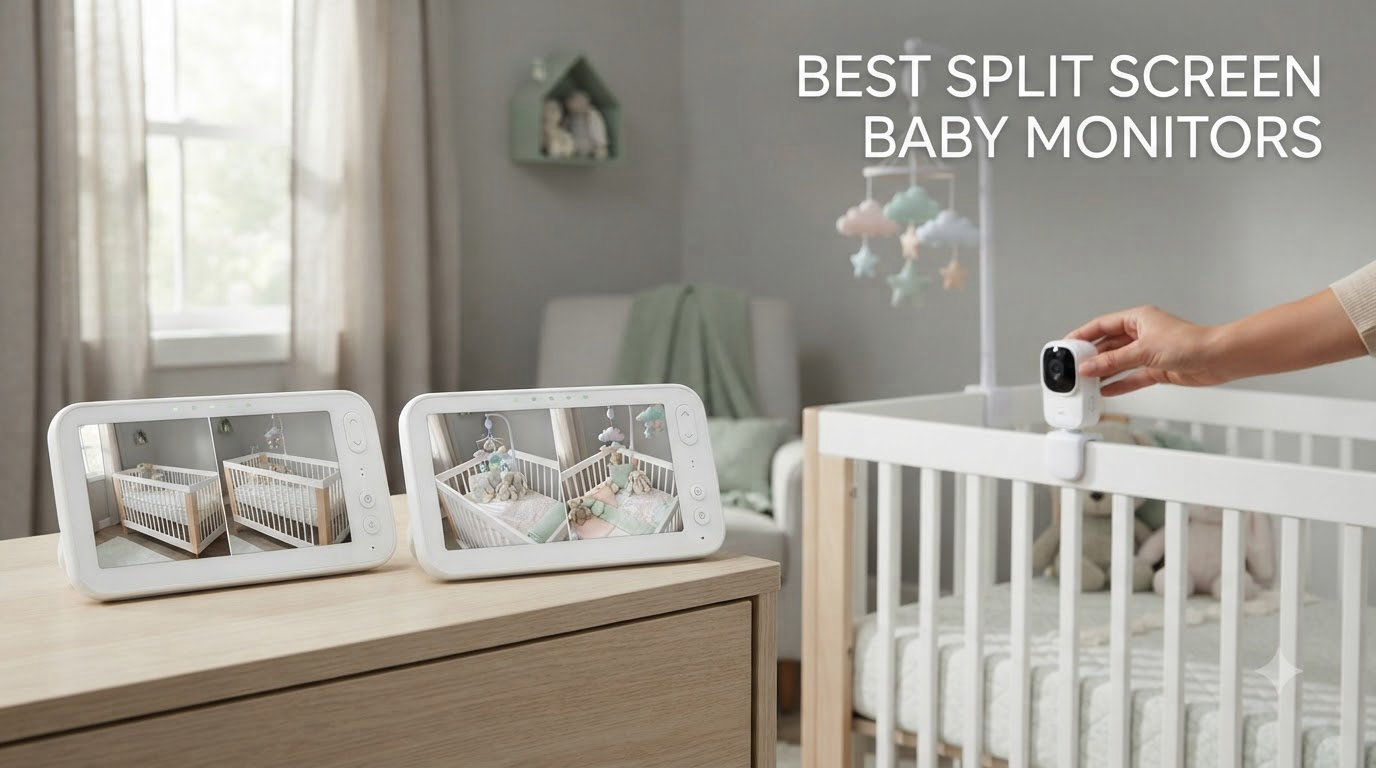 best split screen baby monitors