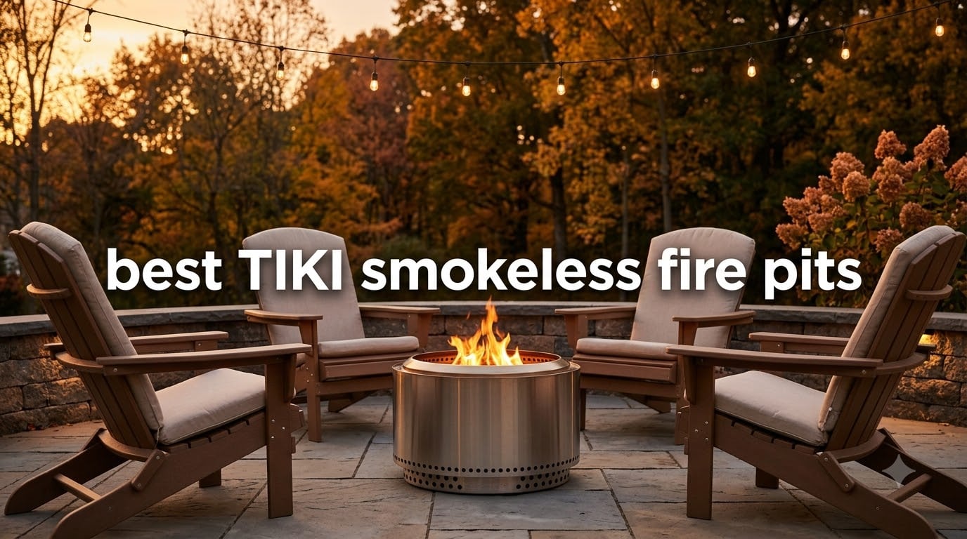 best TIKI smokeless fire pits