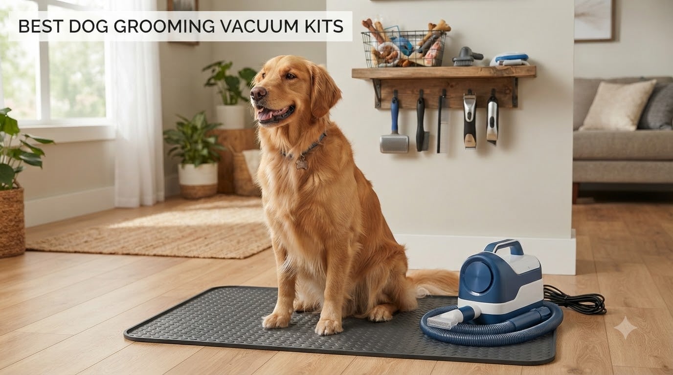 best dog grooming vacuum kits