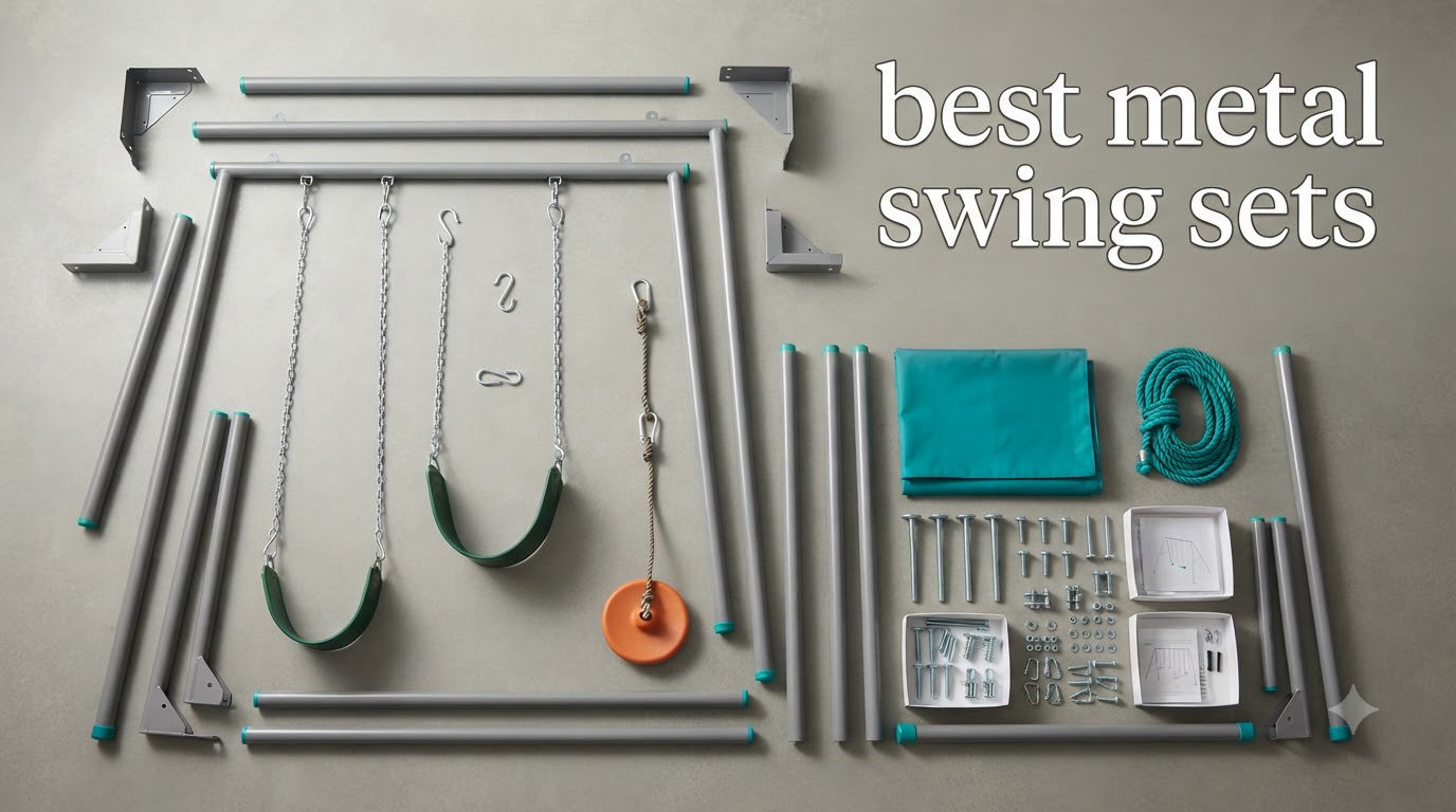 best metal swing sets