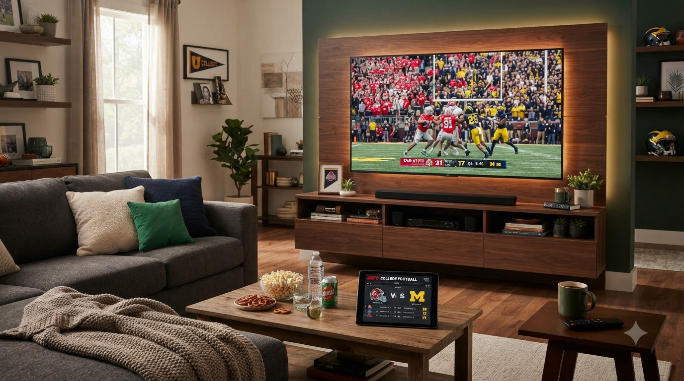 best college football games today on tvs