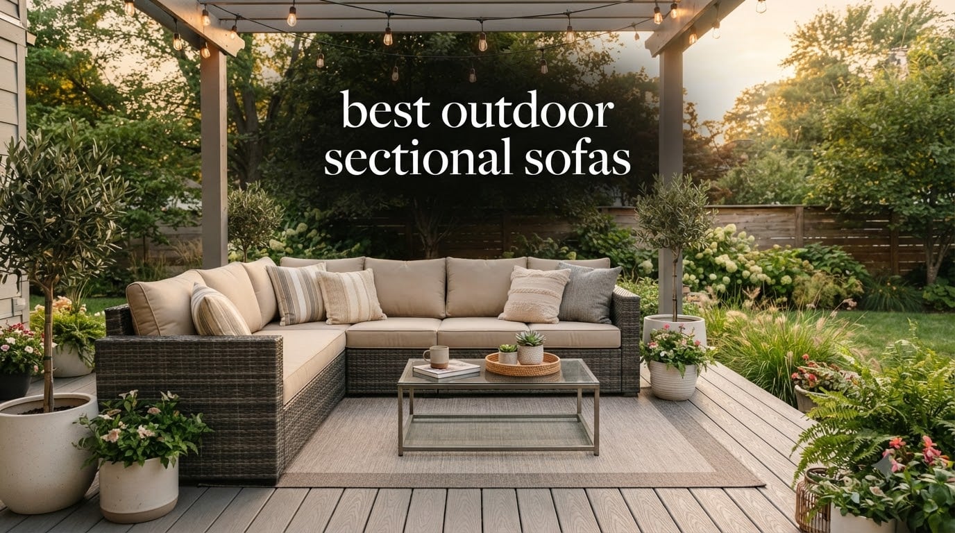 best outdoor sectional sofas