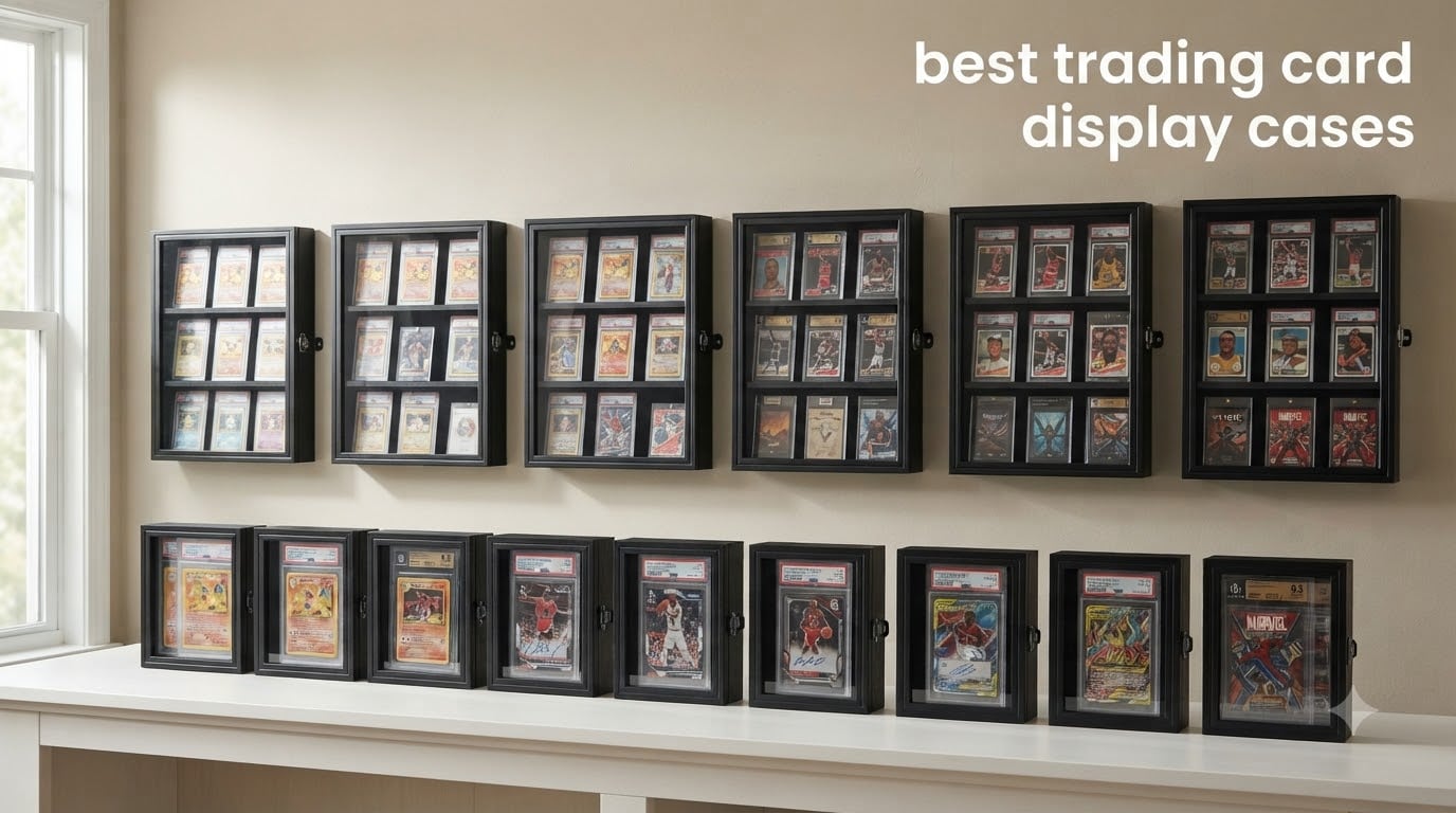 best trading card display cases