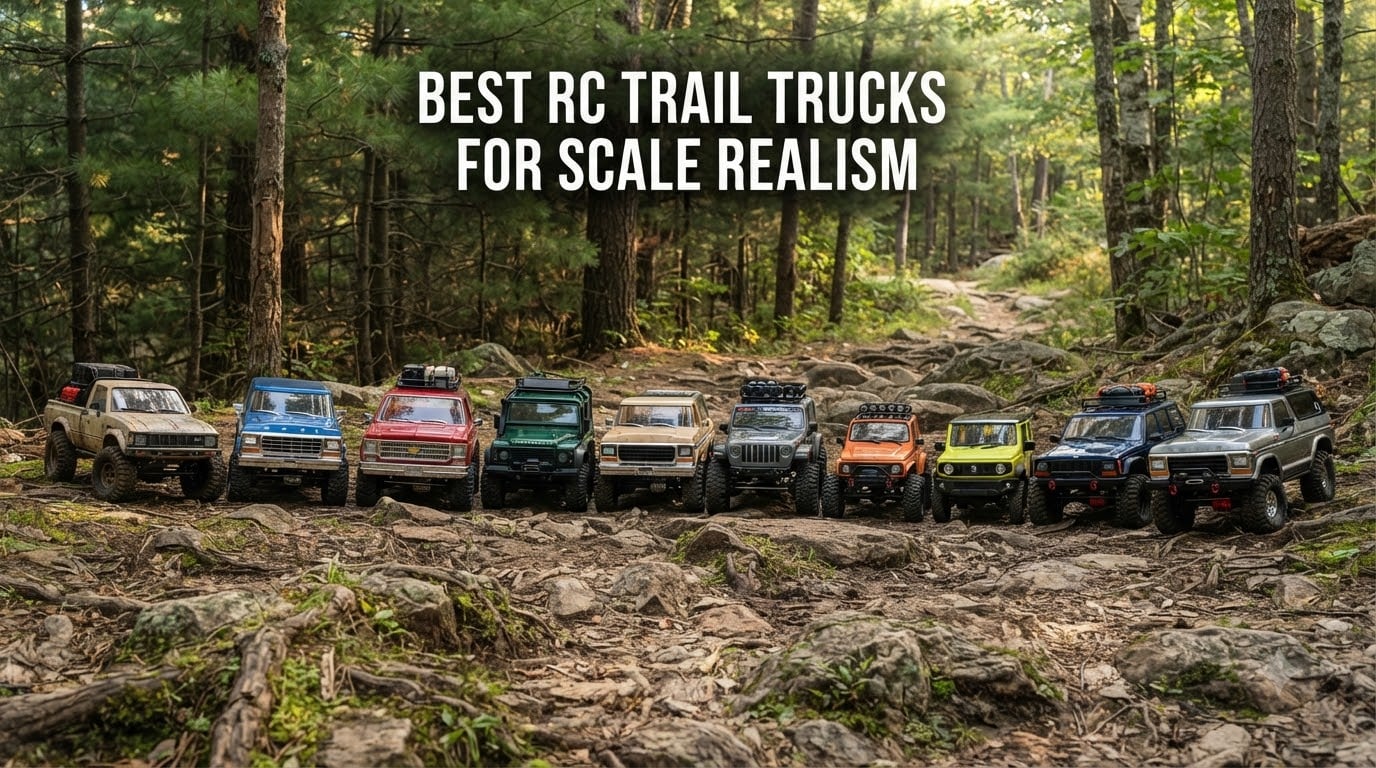 best rc trail trucks for scale realism