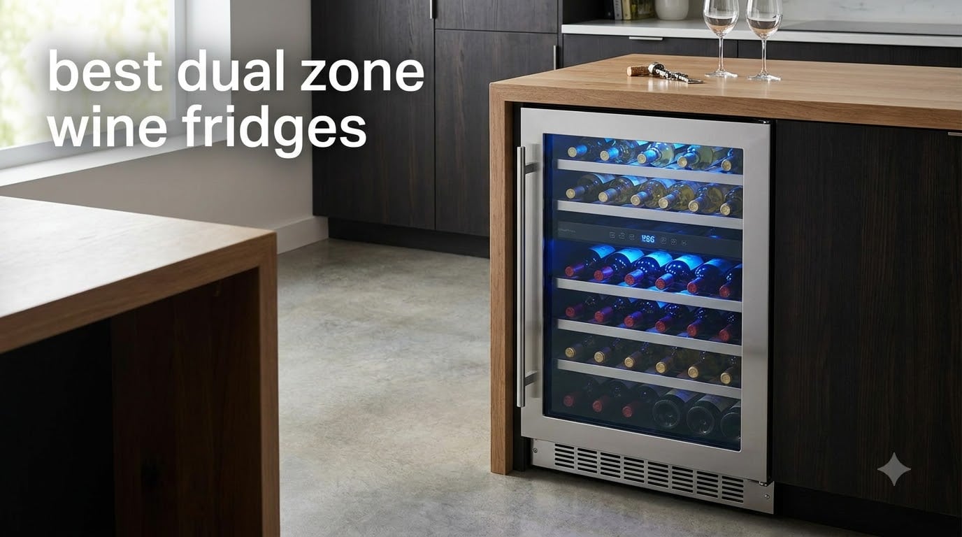 best dual zone wine fridges