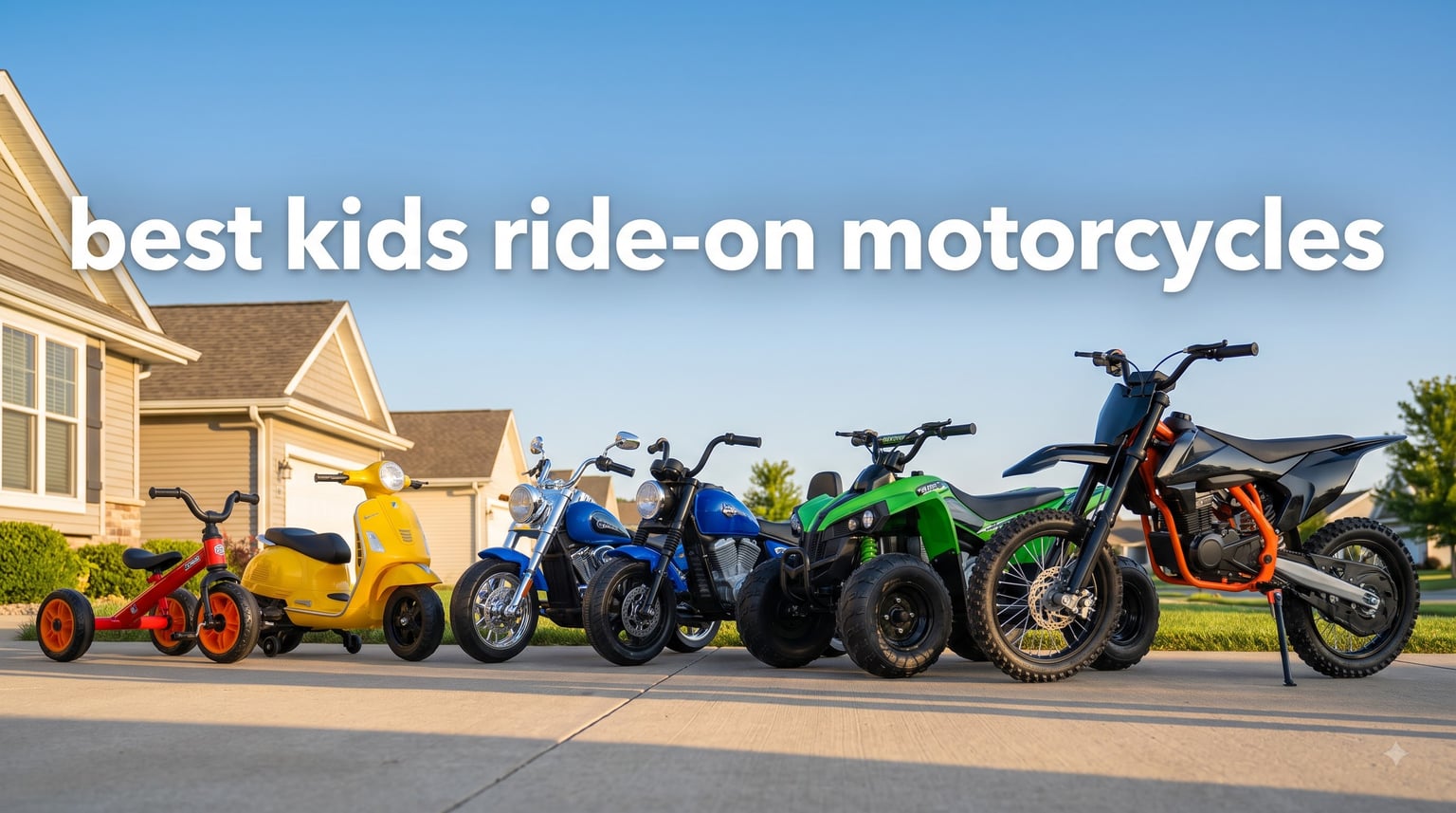 best kids ride-on motorcycles