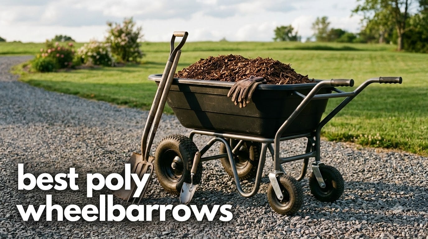 best poly wheelbarrows