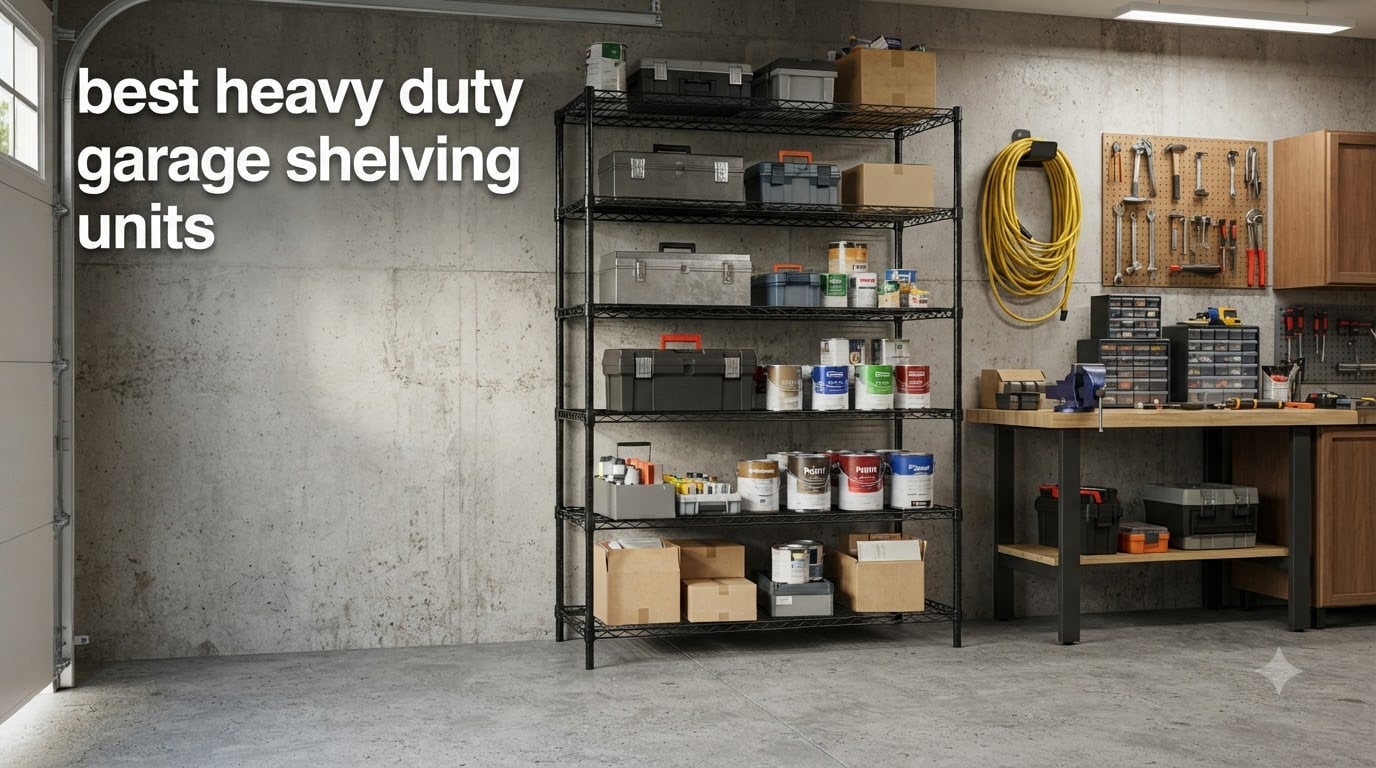 best heavy duty garage shelving units