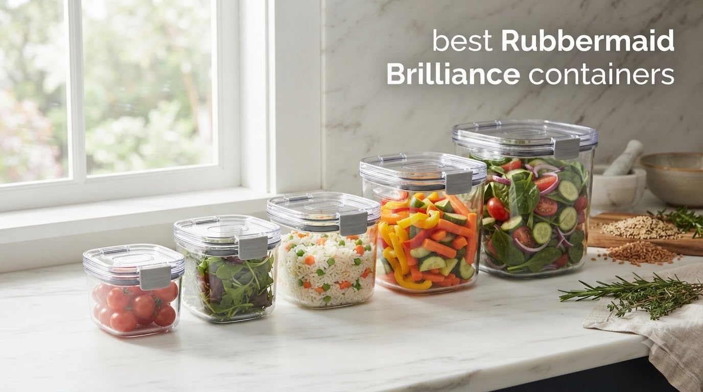 best Rubbermaid Brilliance containers