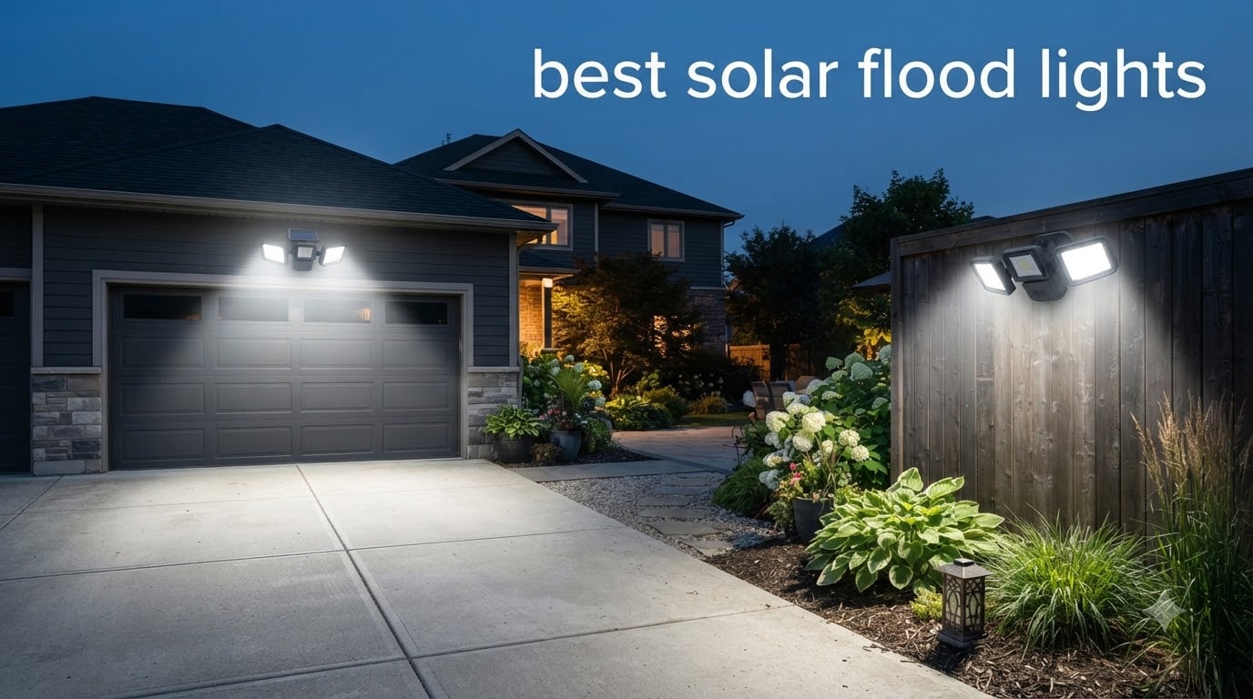 best solar flood lights