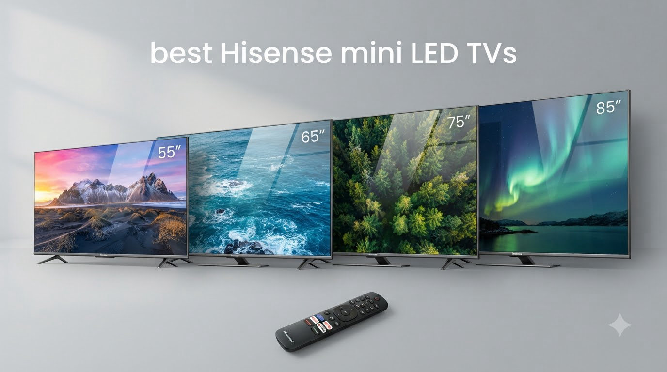 best Hisense mini LED TVs
