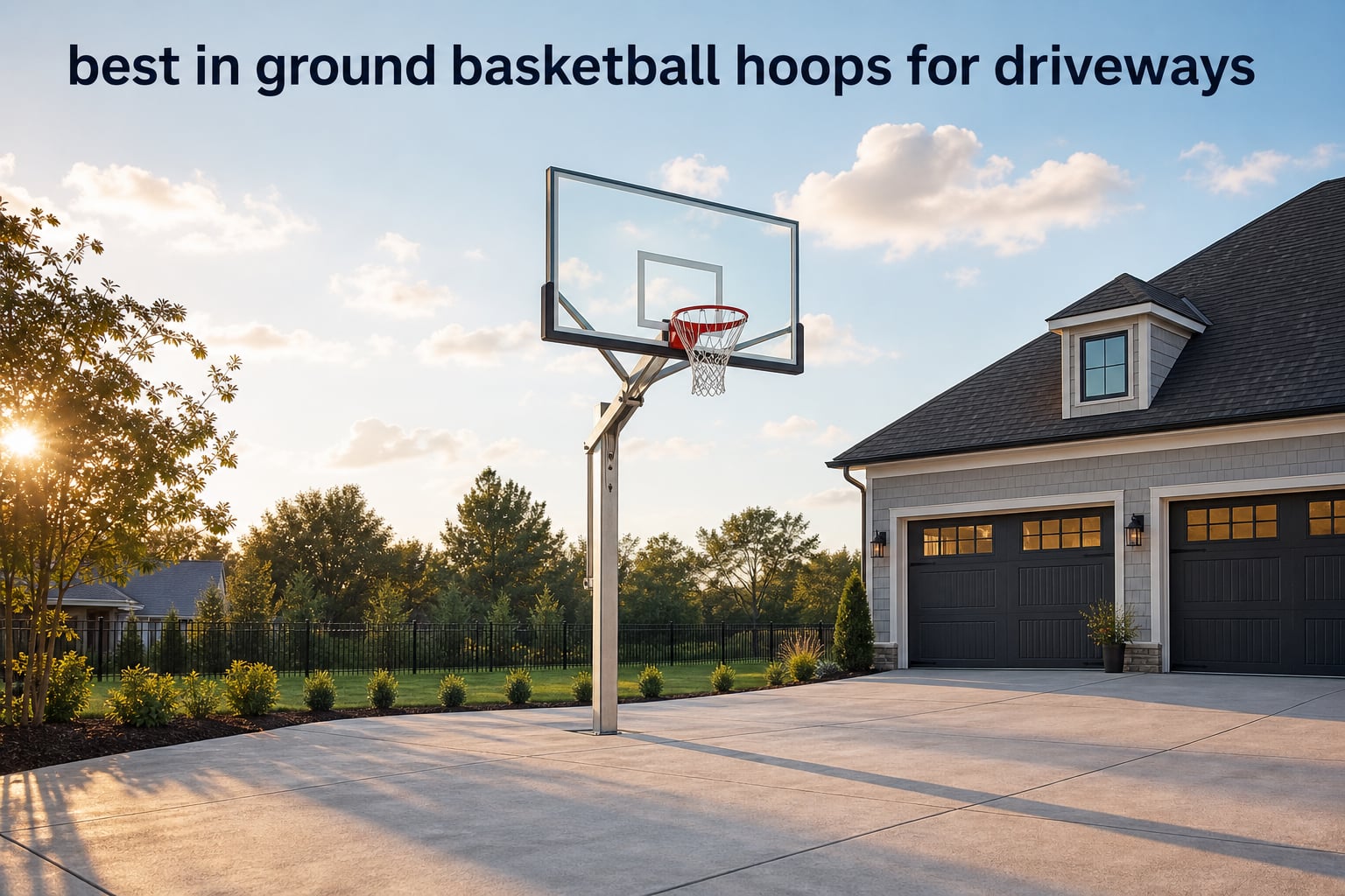 best in ground basketball hoops for driveways