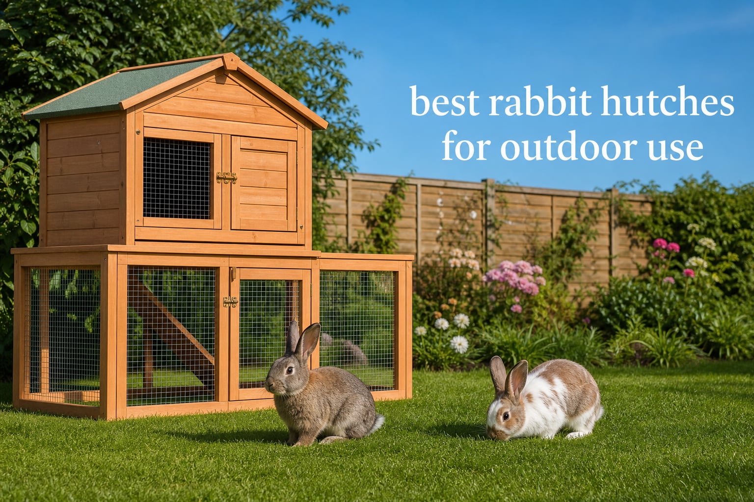 best rabbit hutches for outdoor use