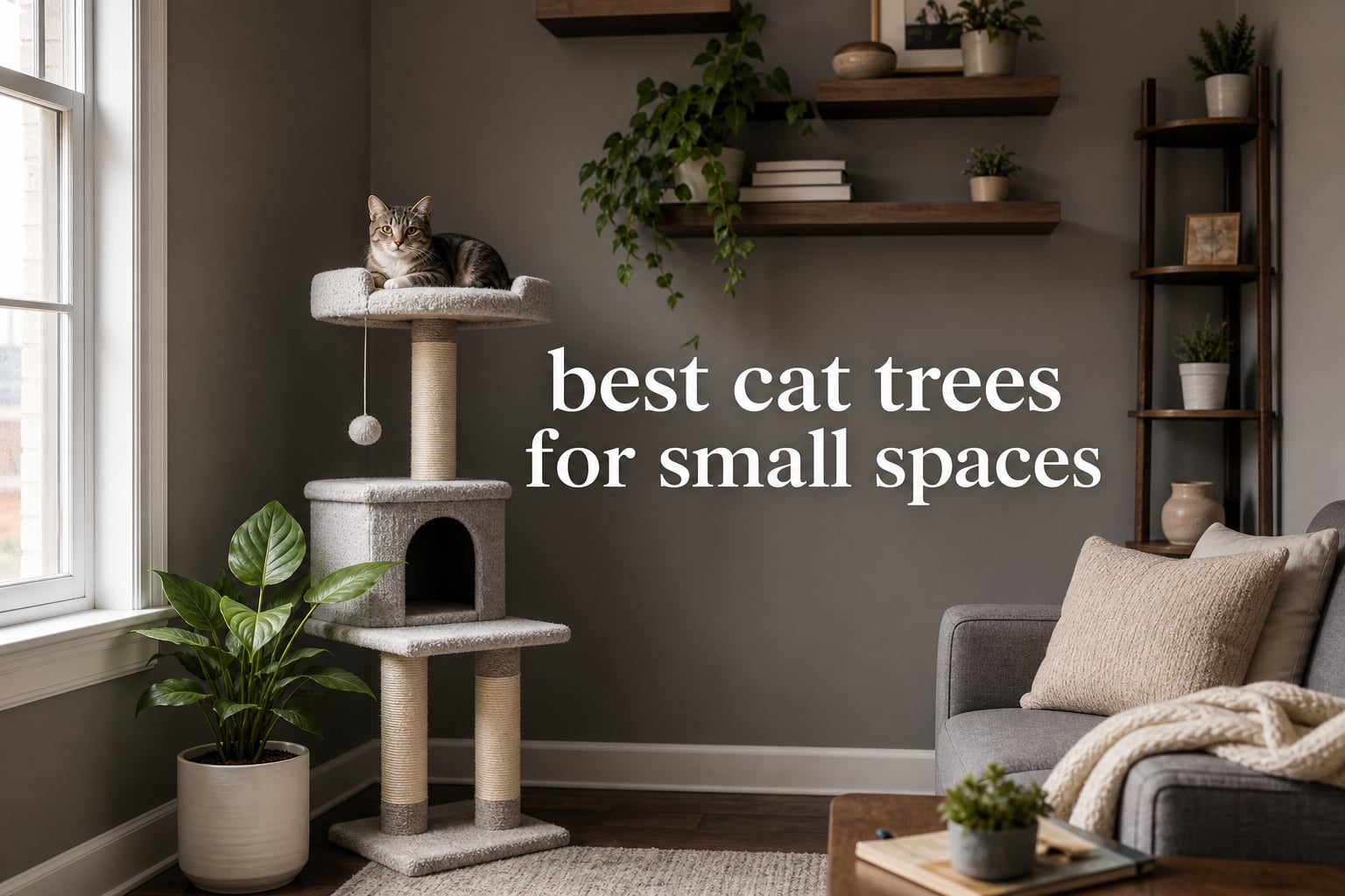 best cat trees for small spaces