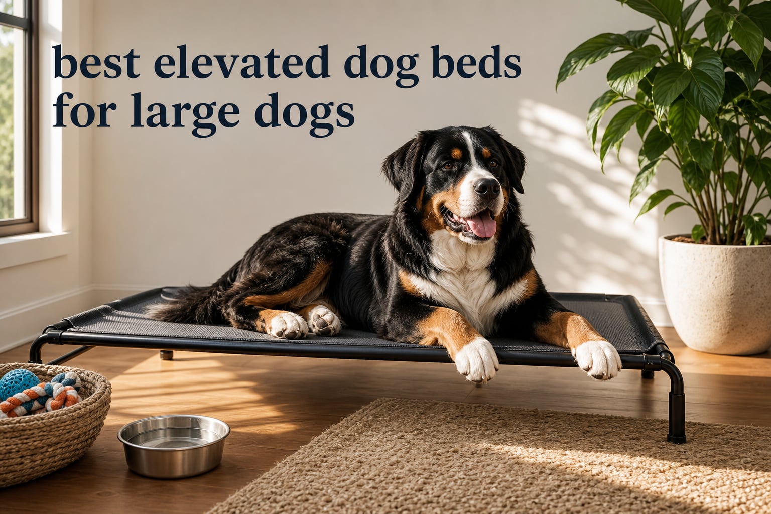 best elevated dog beds for large dogs